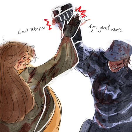 coloured sketch coloured sketch